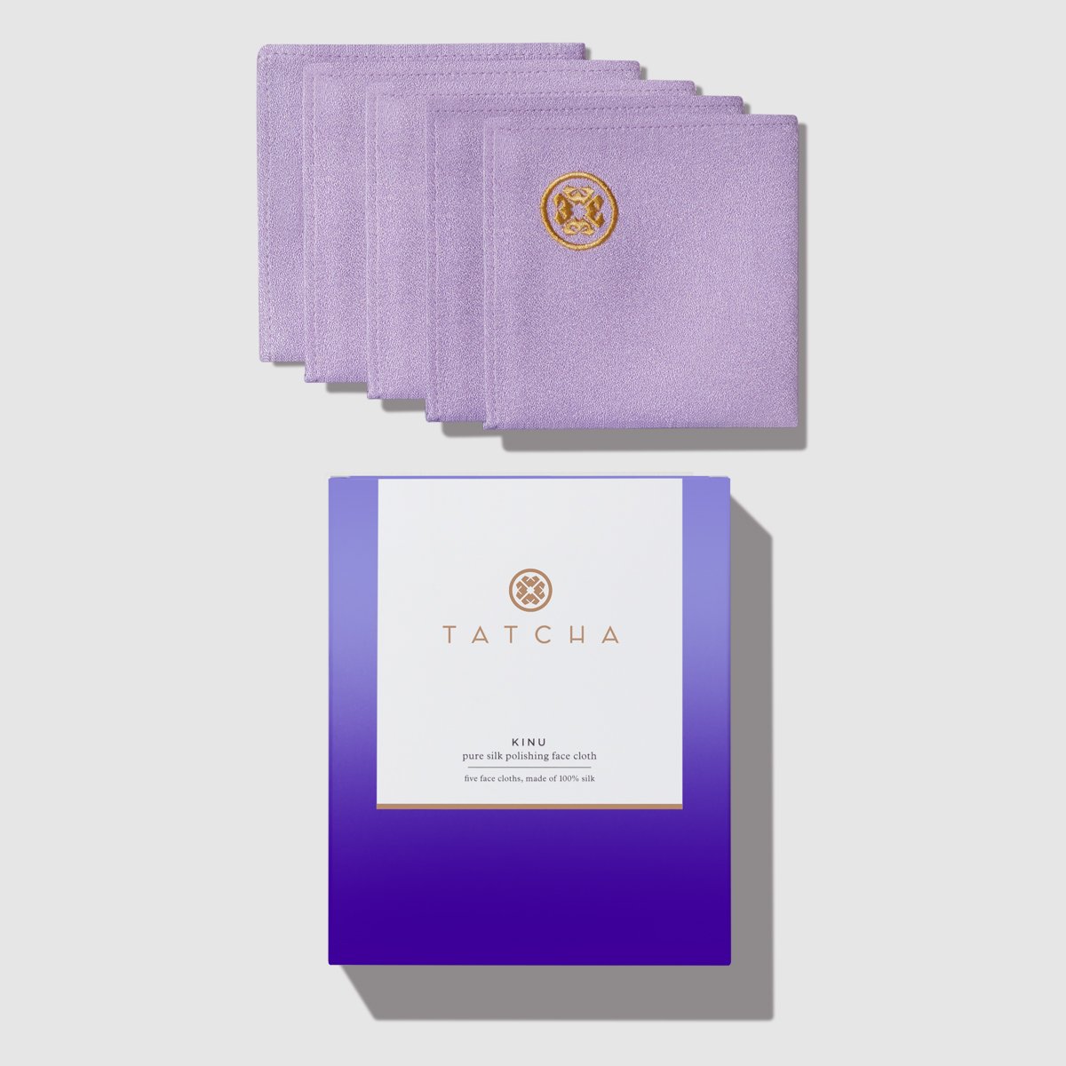 Kinu Pure Silk Polishing Face Cloth Gentle Facial Polish for Daily Care